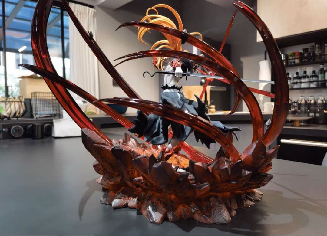 BLEACH 黒崎一護 ガレージキット ガレキ スタチュー④⑨X