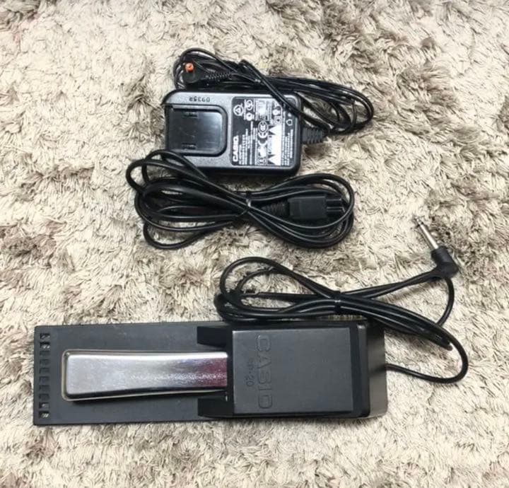 【CASIO】WK-500 キーボード　電子ピアノ　ペダル付き ※傷あり