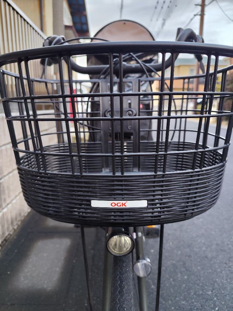 電動アシスト自転車 チャイルドシート付き OGKバスケット