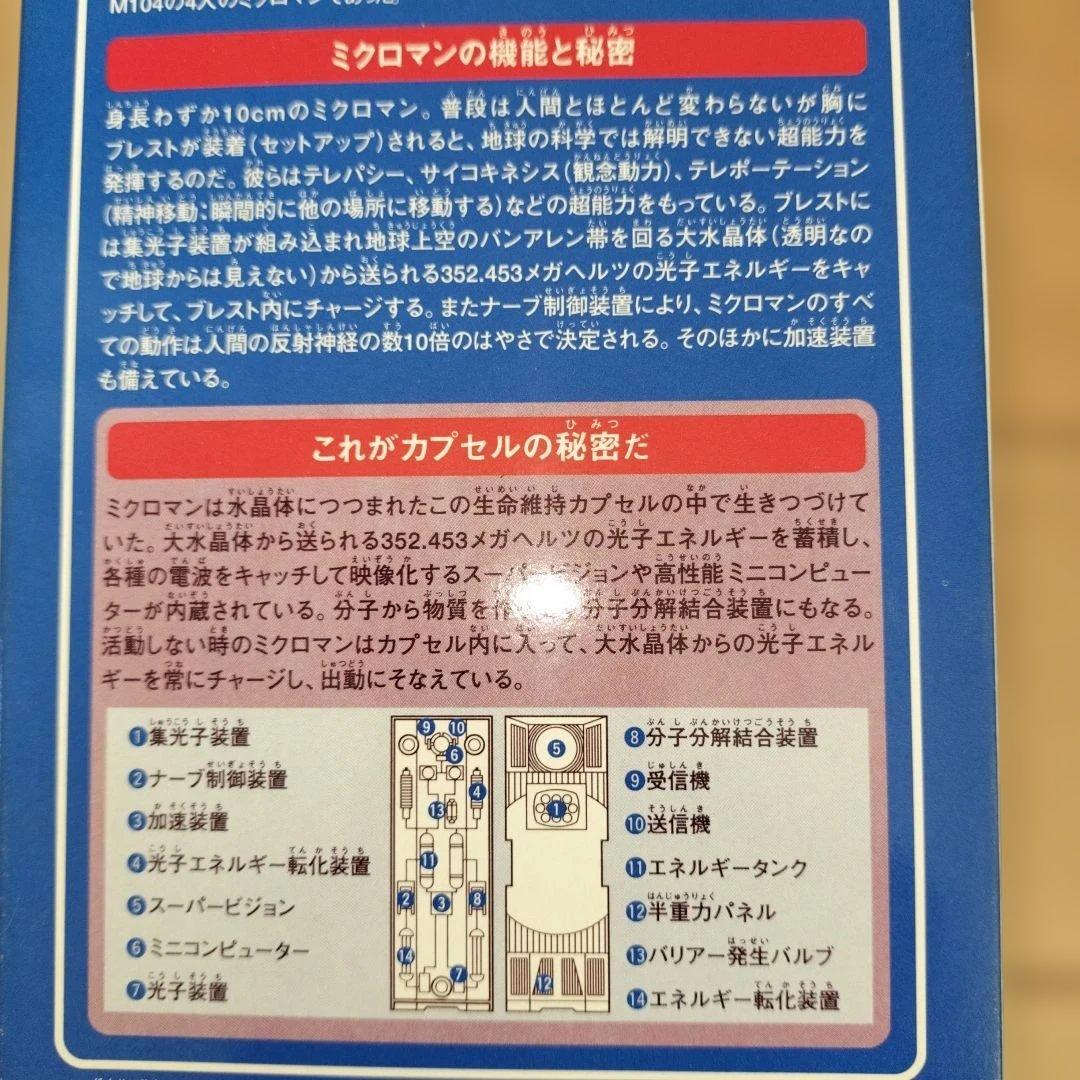 ミクロマン M101シリーズ 4体セット