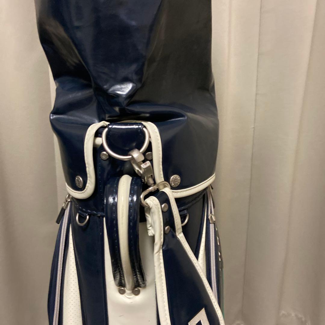 ONOFF キャディバッグ ネイビー/ホワイト/ターコイズ