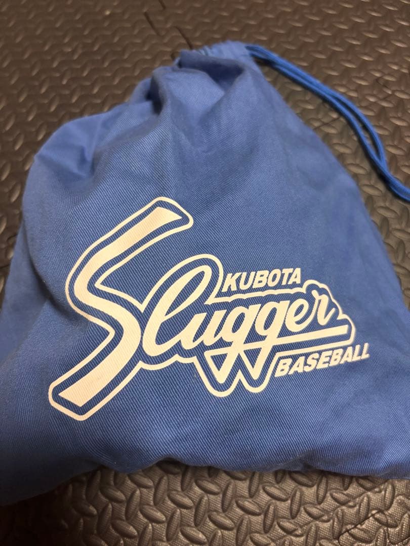Kubota Slugger 野球グローブ 青/黄色 収納袋付き