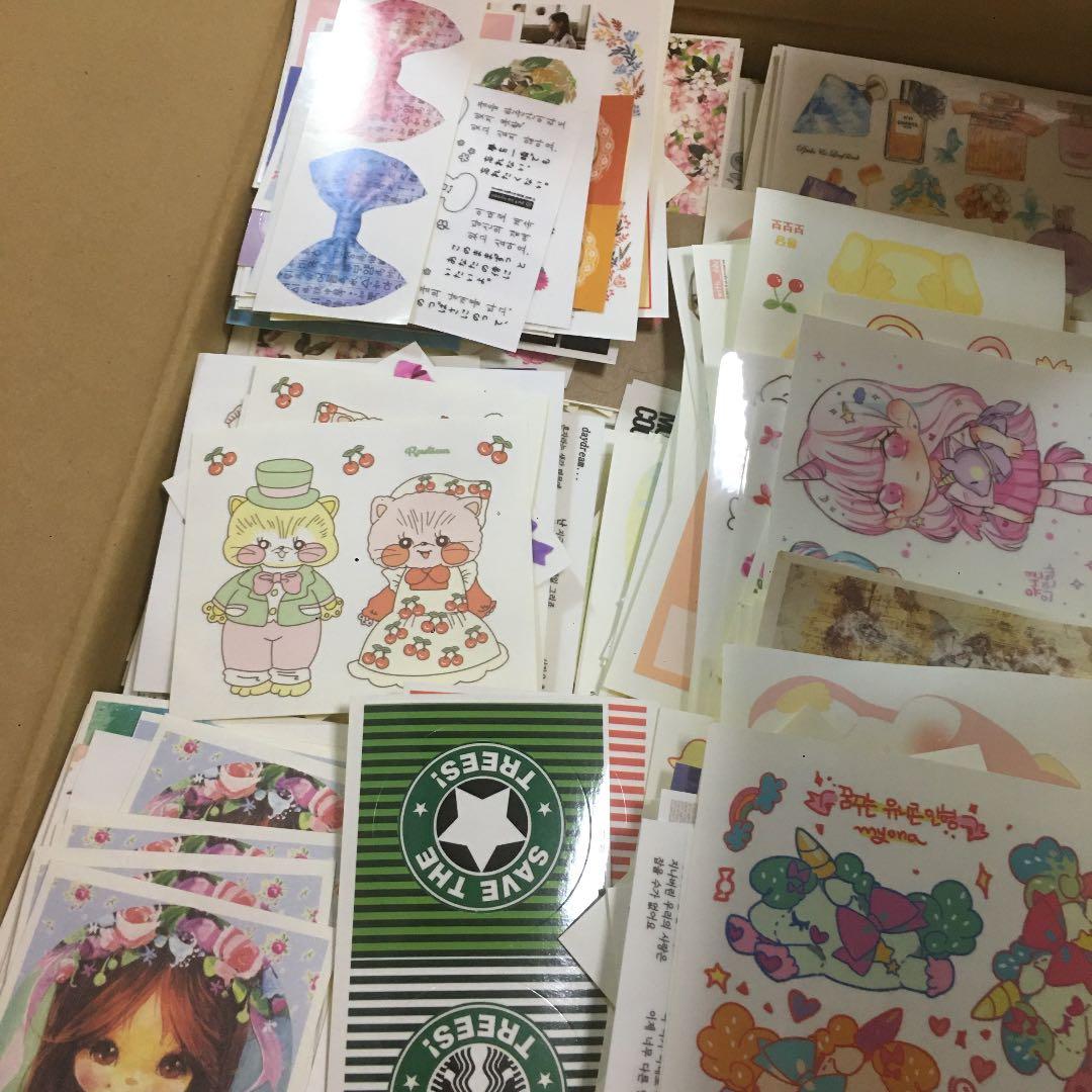 【B】 大容量　海外　A4ペーパー　ステッカー　セット