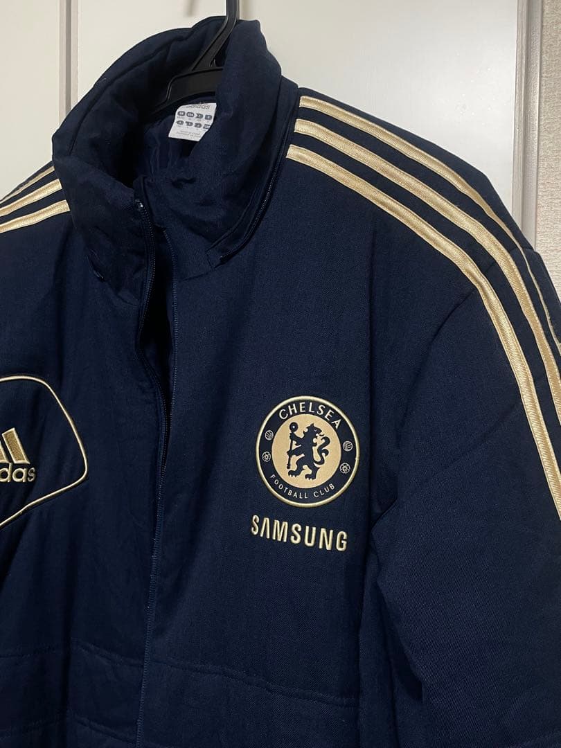 Chelsea アディダス ジャケット ネイビー