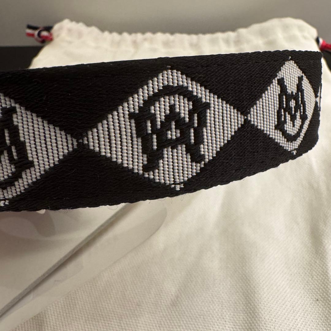 M ドッグカラー 首輪 犬 MONCLER モンクレール ブラック ホワイト 黒