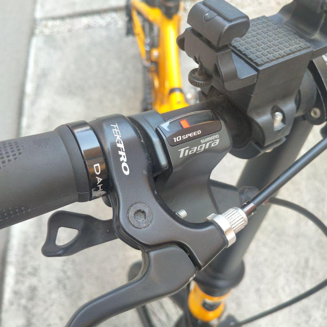 本日限定価格☆DAHON visc evo☆マンゴーオレンジ☆MKSペダル