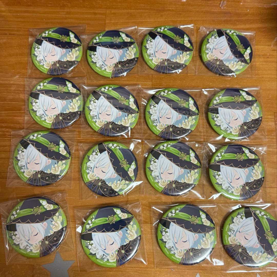 ツイステ　ブルームバースデー　シルバー　缶バッジ　　16個