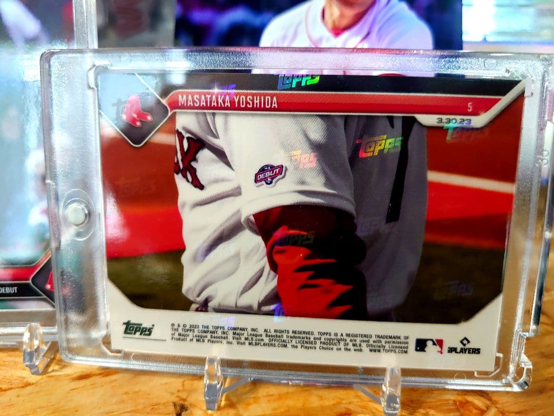 【パープルパラレル】 吉田正尚 開幕戦 topps now シリアル 大谷翔平