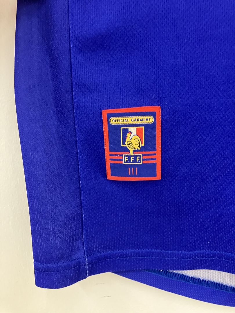 97-98　フランス代表　ジダン　アディダスオフィシャル　当時物ユニフォーム