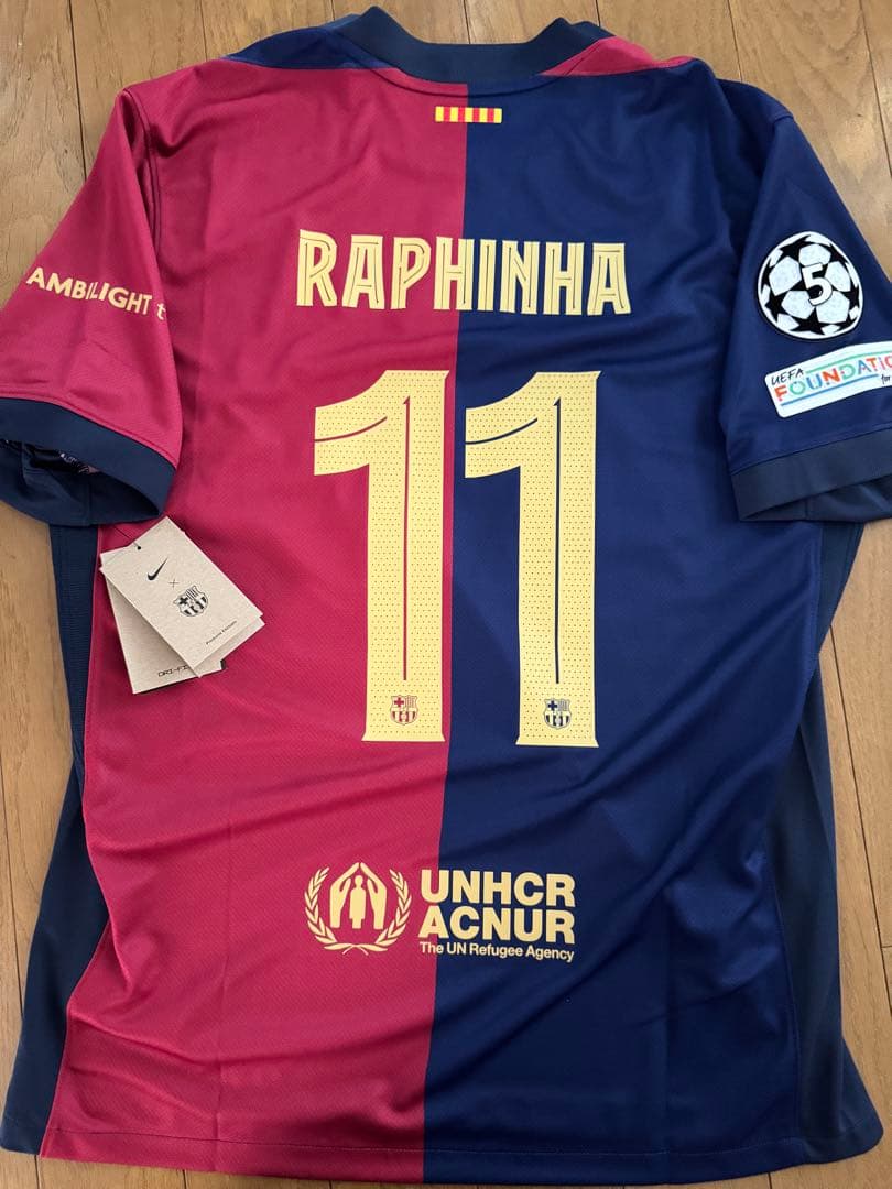 【正規品】バルセロナ ユニフォーム #11 ラフィーニャ Lサイズ