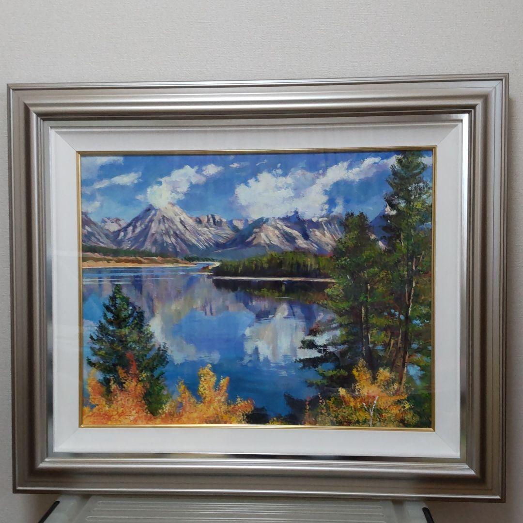 絵画　ディビド・ロイド・グローバー◇純粋なブルー