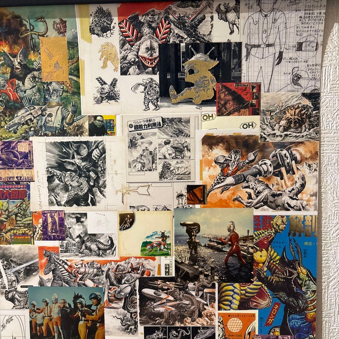 ウルトラQ ウルトラマン ウルトラセブン立体コラージュポスタ　B2サイズ