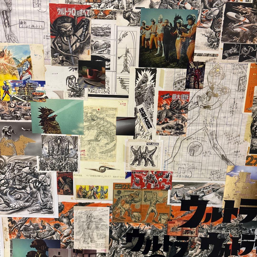 ウルトラQ ウルトラマン ウルトラセブン立体コラージュポスタ　B2サイズ