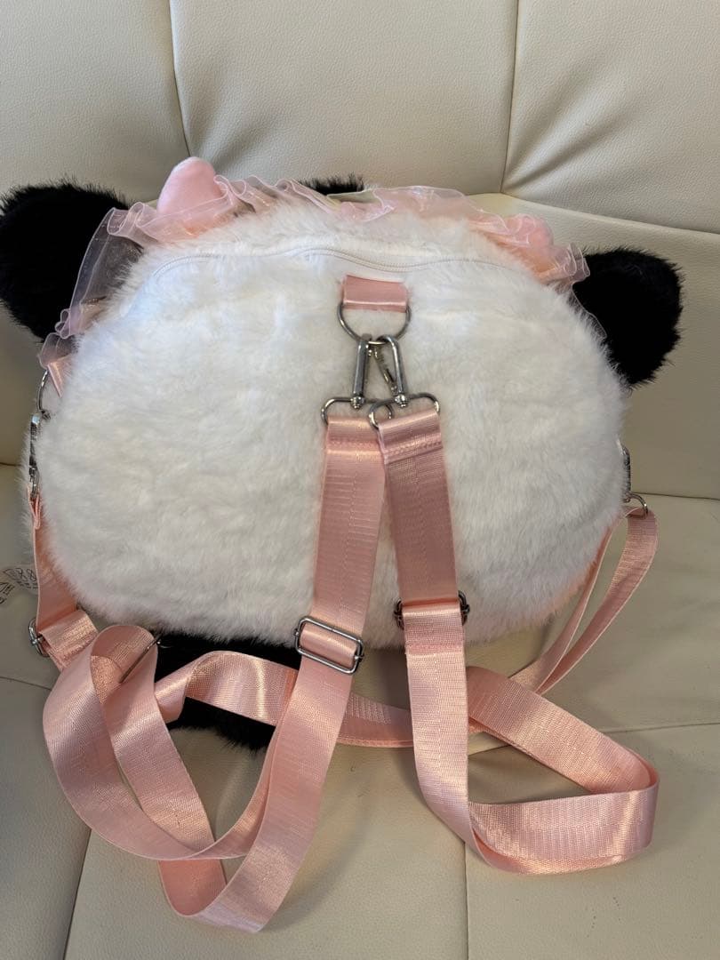 ベビスリ大きな頭のバックぬいぐるみブタ