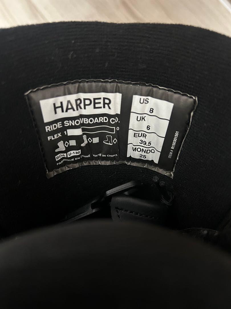 RIDE X HARPER 25.0㎝ BOA ライド スノーボードブーツ