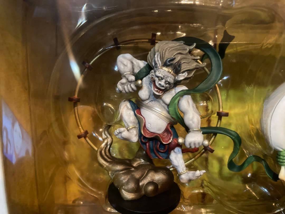 海洋堂 miniQ ミニチュアキューブ005 風神　雷神