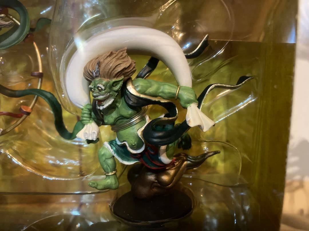 海洋堂 miniQ ミニチュアキューブ005 風神　雷神