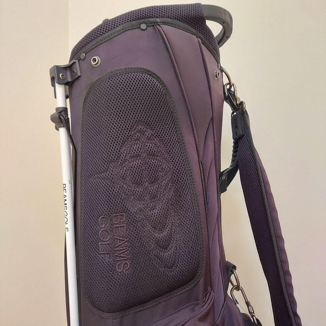 BEAMS GOLF ビームスゴルフ キャディバッグ スタンド ★ヘッドカバー付