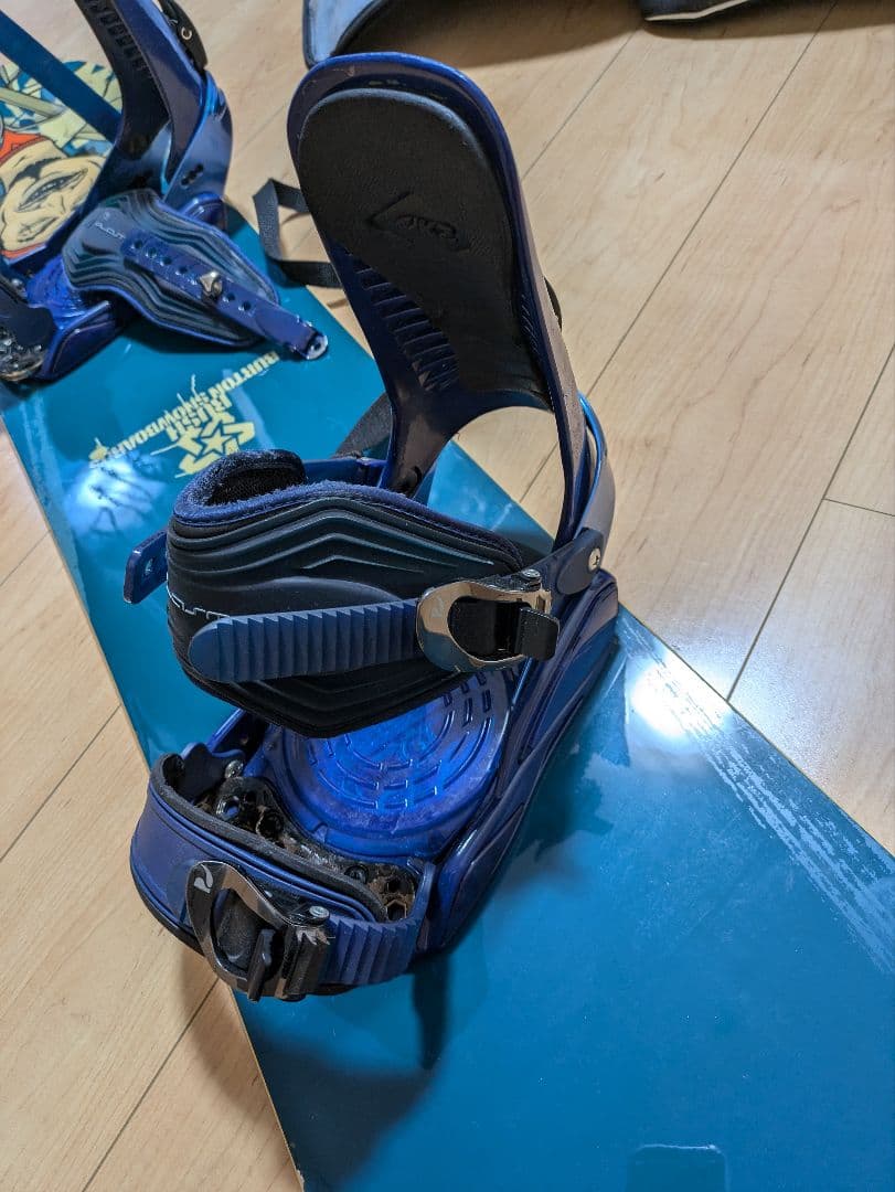 BURTON バートン　スノーボード 55 　 バインディング付　レア物