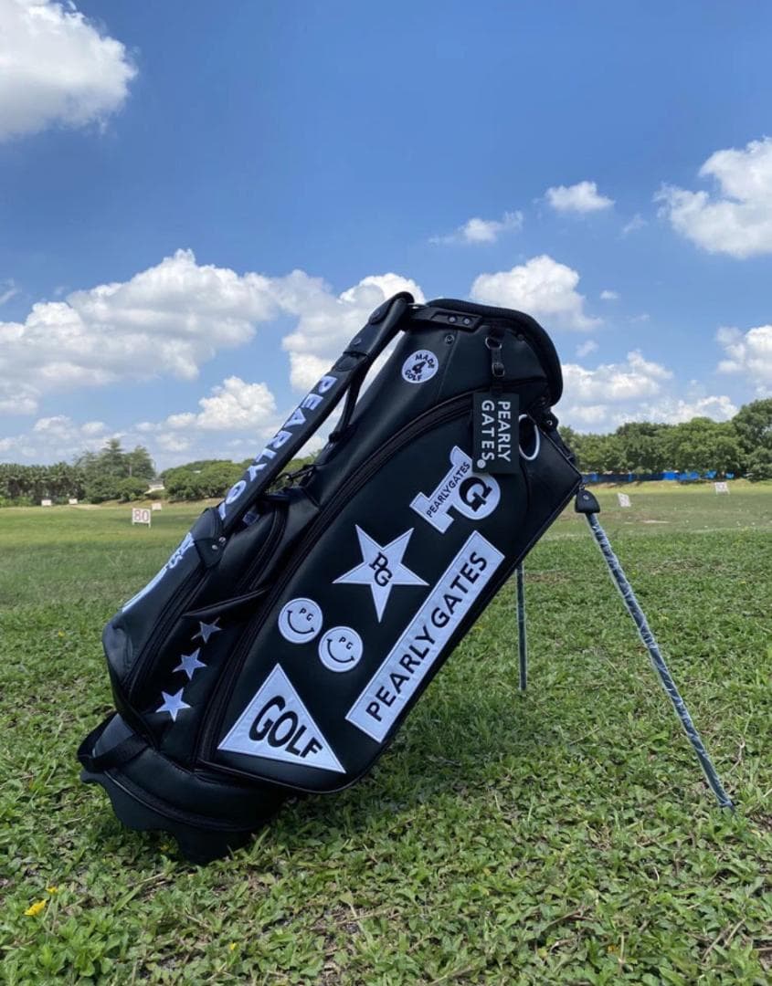 ♡未使用 ♡PEARLY GATES パーリーゲイツ スタンドバッグ ブラック