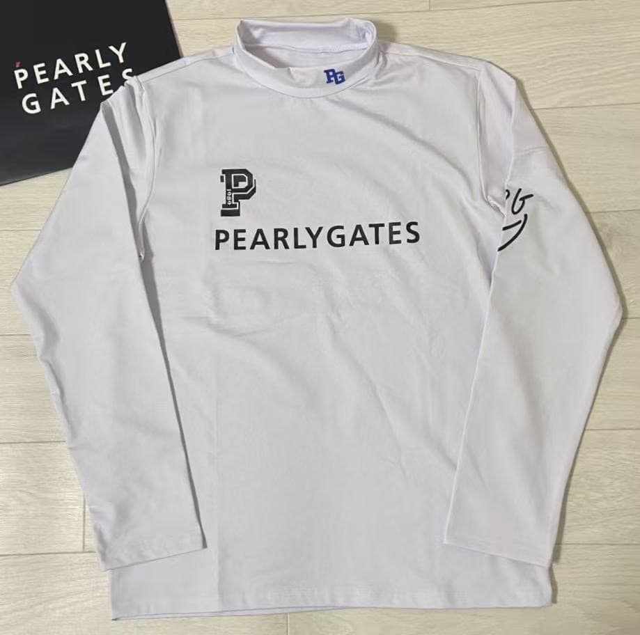 新品 新商品 日本正規品 パーリーゲイツ 吸水速乾 遮熱 裏起毛 白 7 XXL