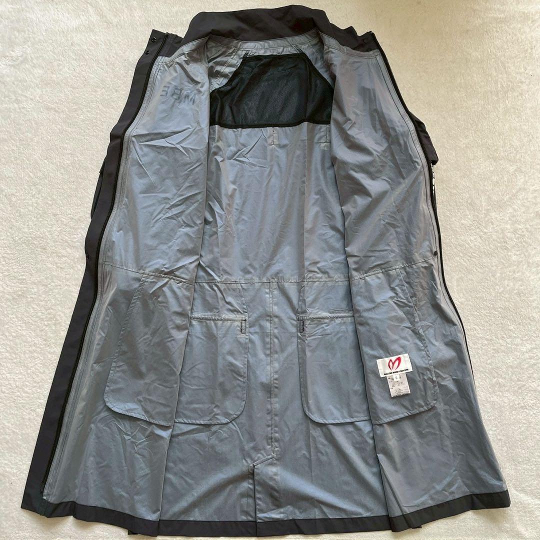 極美品　近年　マスターバニー　2way ロゴ　レインワンピース　フットカバー
