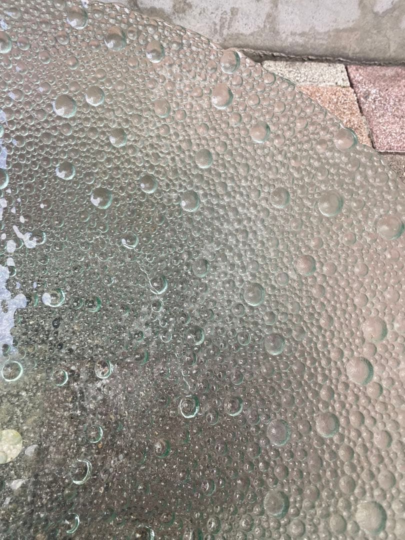 『fragile glass』スペイン製 ガラス 花器 水盤 華道