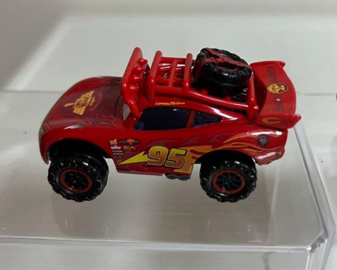 カーズ、ミニカー、（マテル）オフロードタイプ、マックイーン、ブルー・グリット