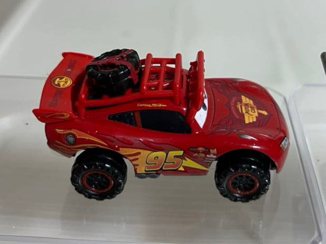 カーズ、ミニカー、（マテル）オフロードタイプ、マックイーン、ブルー・グリット