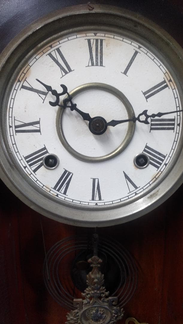 古い柱時計   ⑫