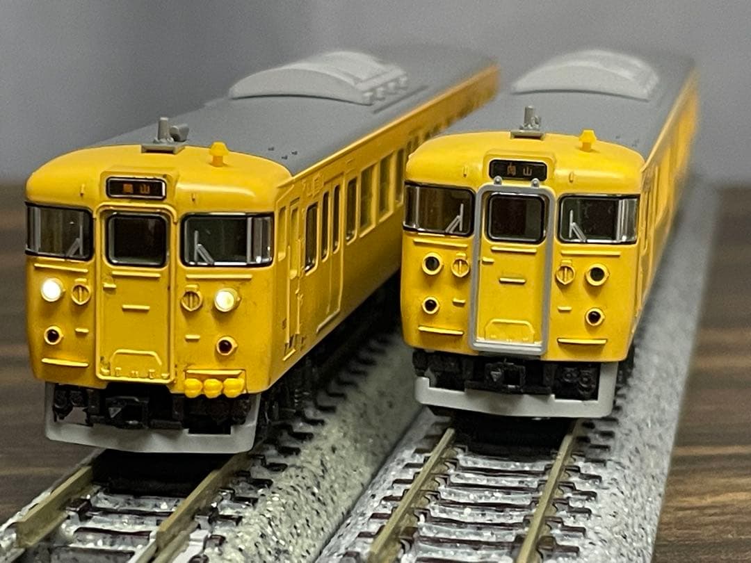 【加工品】KATO 10-1808 115系300番台 中国地域色 3両セット