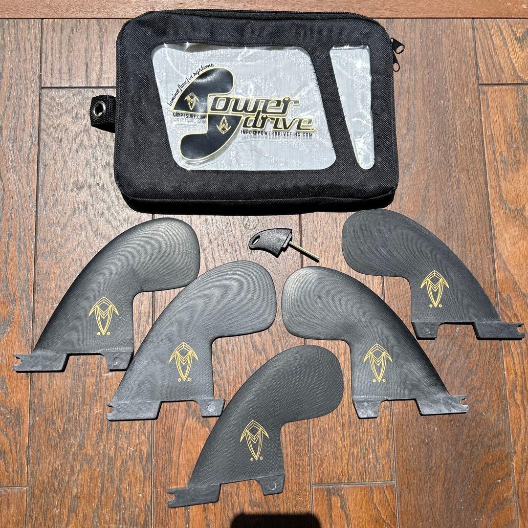 【激レア／美品】パワードライブフィンFCS2トライ＆クアッドセット　5フィン