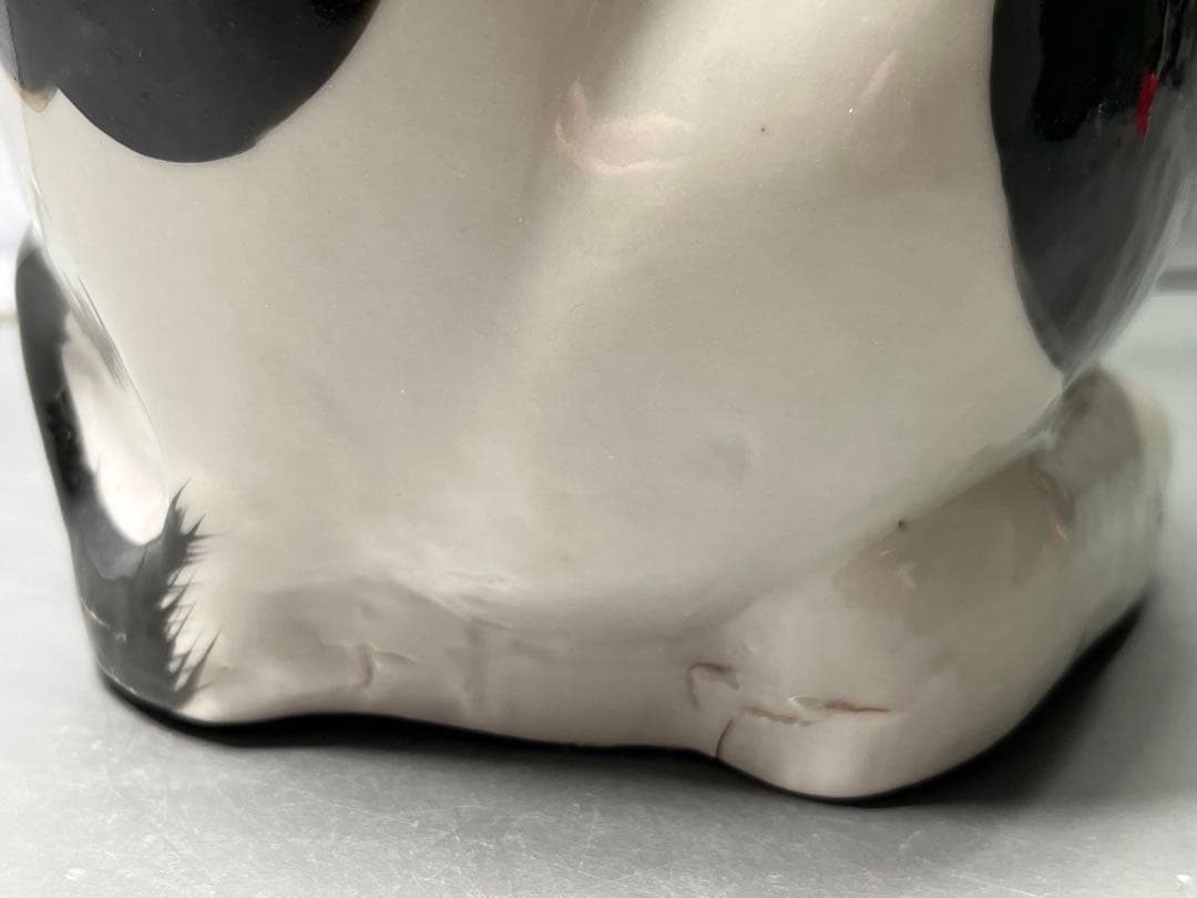 時代　瀬戸　大きな招き猫　高さ29cm