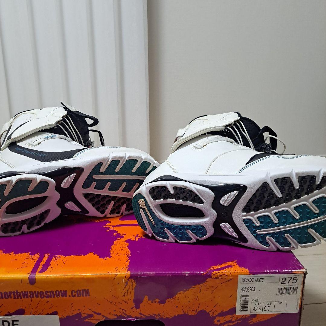 最終】northwave スノーボードブーツ ホワイト/ブラック 27.5 cm