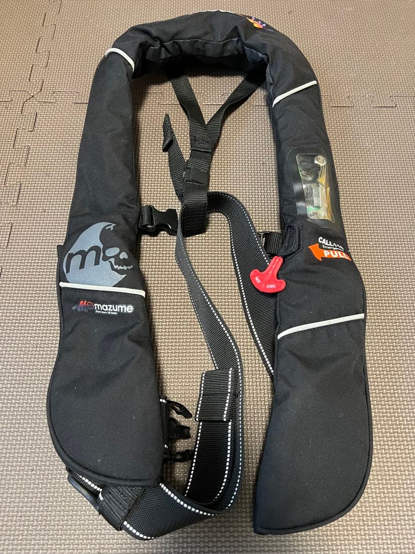 マズメインフレータブルサスペンダーMZLJ-261　自動膨張式ライフジャケット