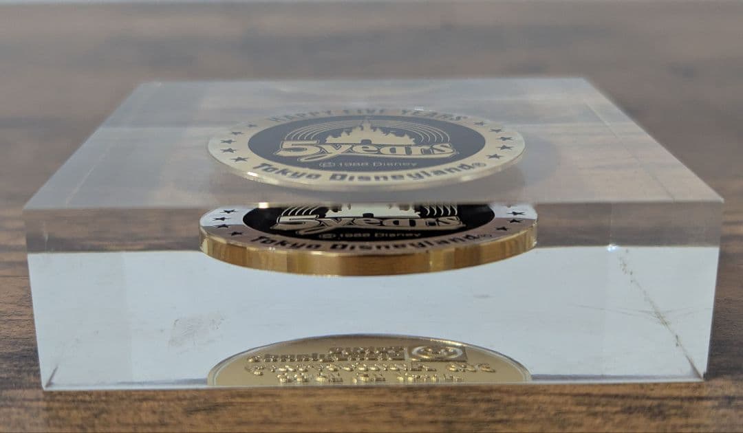 '88 TDL Happy Five Years ペーパーウェイト