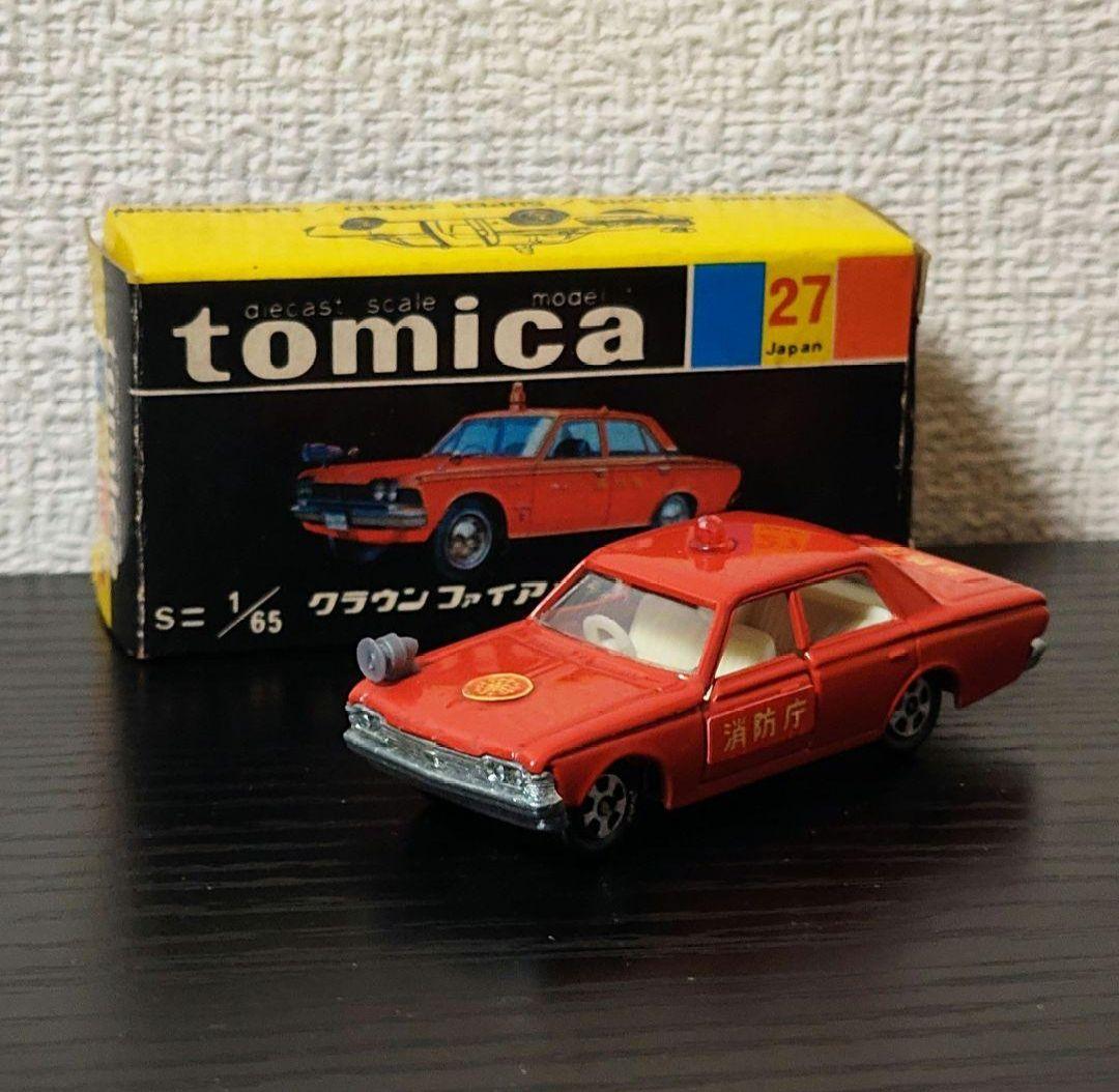 TOMICA　トミカ　ファイヤーチーフカー　1Aホイール　銀サイレン　箱付き