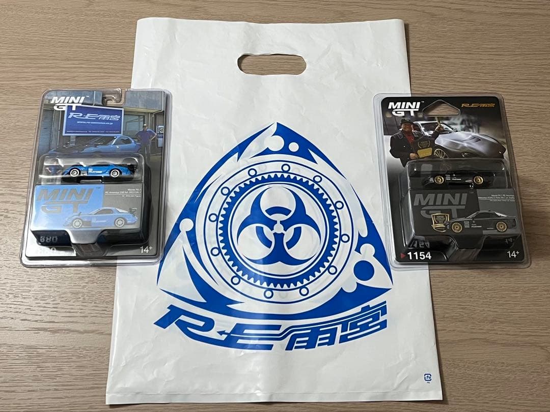 2台 オートサロン限定 MINI GT RE雨宮 マツダ RX-7 FD3S