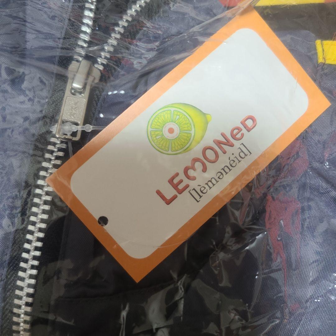 LEMONeD ラインパーカーブラック
