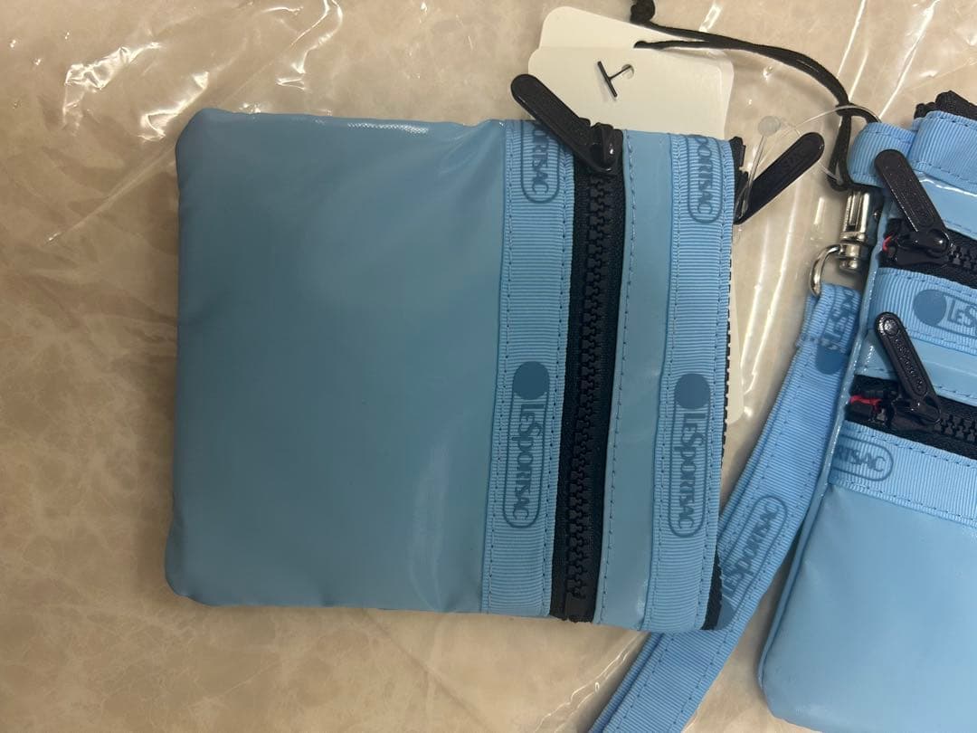 【24日まで出品】ひとりっぷコラボ　水色 防水トラベルポーチ