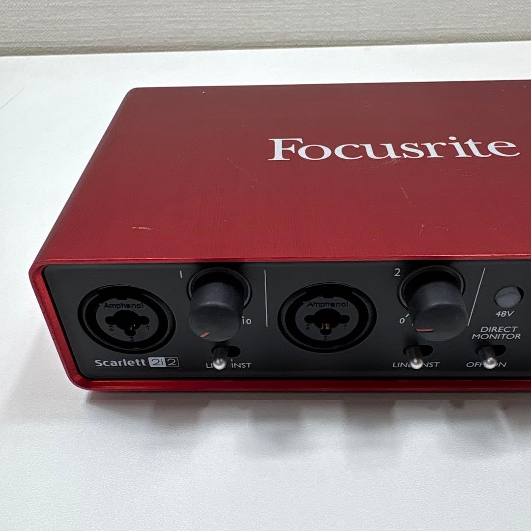 良品　Focusrite Scarlet t 2i2 オーディオインターフェース