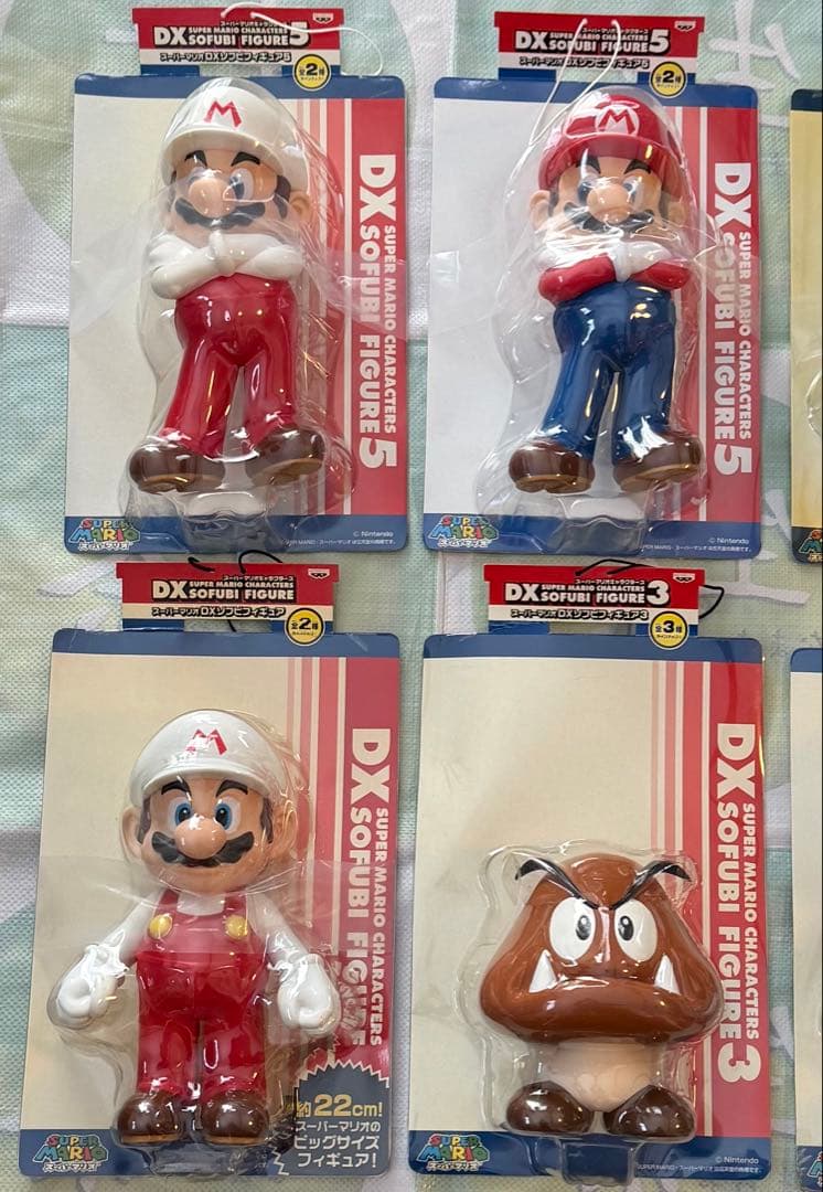 スーパーマリオ DX ソフビフィギュア 8点セット 新品未開封品 超レア