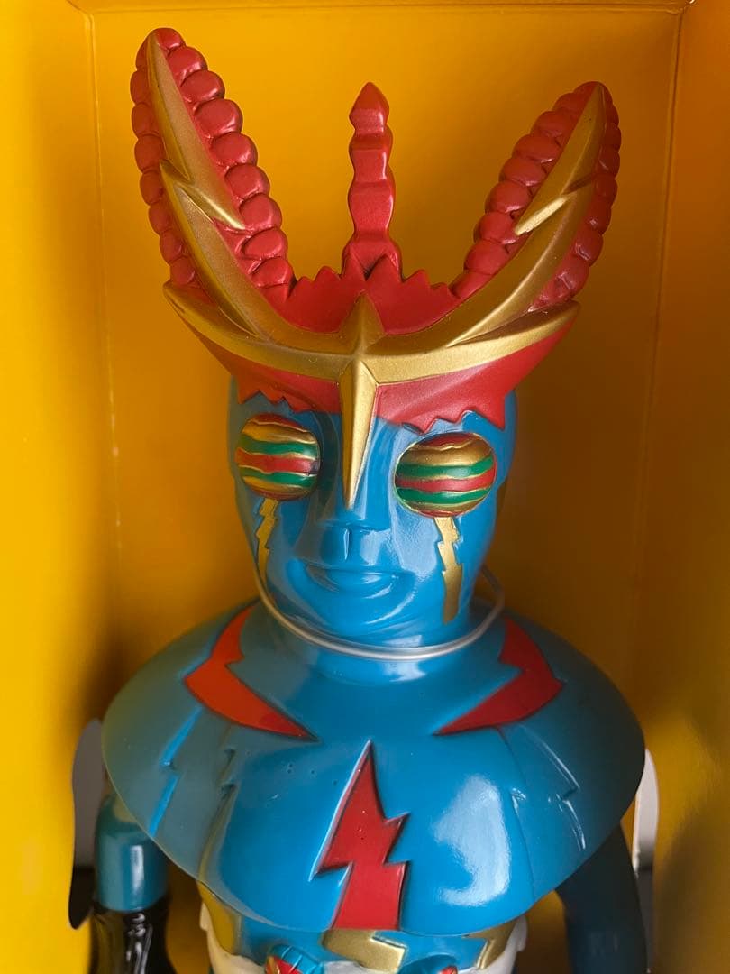 マスダヤ トーキング イナズマン フィギュア ソフビ 動作品 完全復刻 増田屋