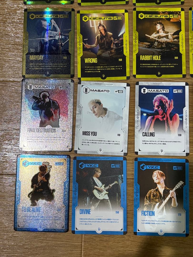 coldrain トレーディングカード 27枚 セット