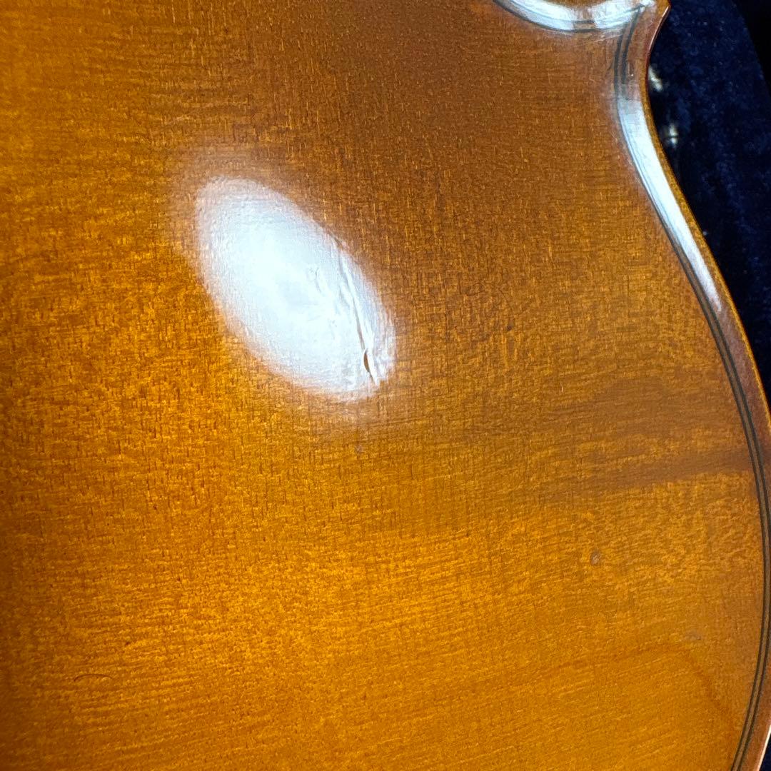 【美品】バイオリン 1/2サイズ セット ケース・弓・肩当て付き 子供用