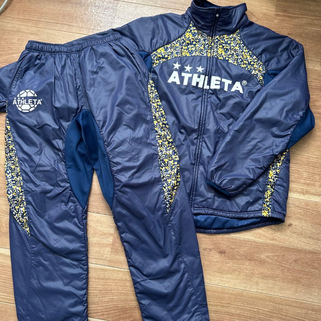 アスレタ　ATHLETA 中綿　ウィンドブレーカー　パンツ　上下　O