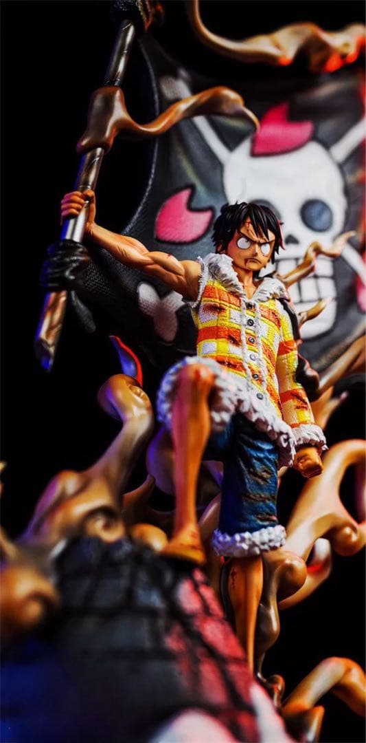 【新品】ワンピース ルフィ 信念の象徴 フィギュア ガレージキット