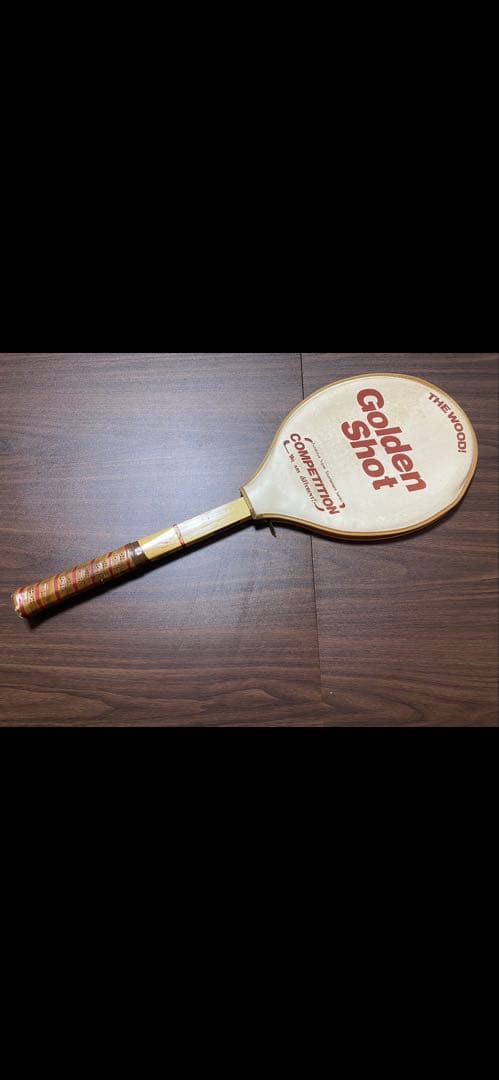 フタバヤ テニスラケット GOLDEN SHOT 木製 ケース付