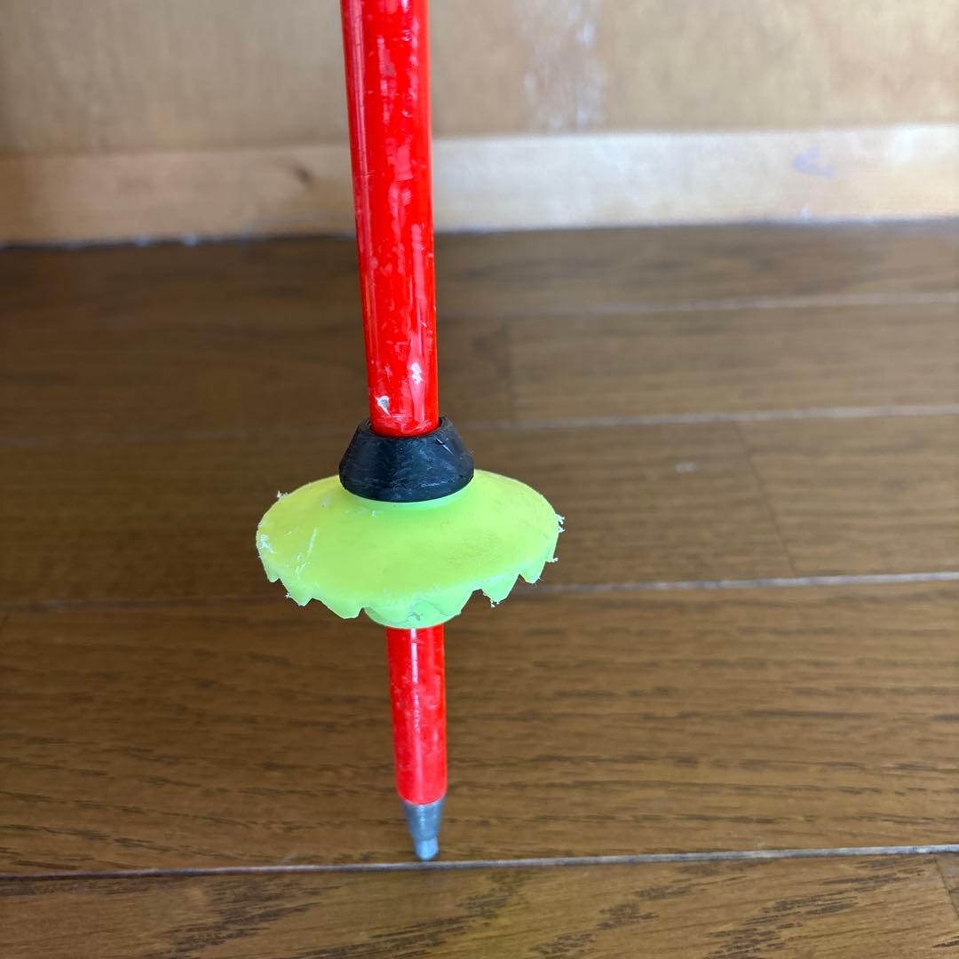 LEKI スキーSL用ストック　110cm パンチガード付