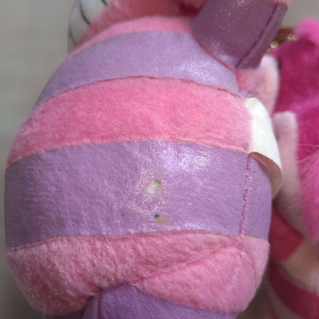 ディズニー不思議の国のアリス チシャ猫ぬいぐるみバッジキーチェーンセット